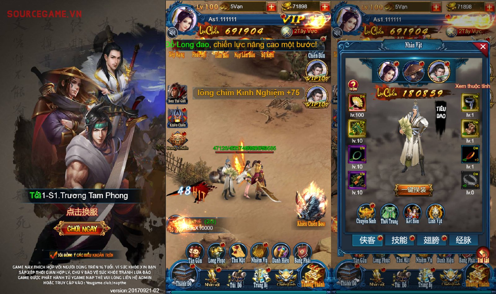 [H5] KIẾM THẾ H5 - SHARE FREE