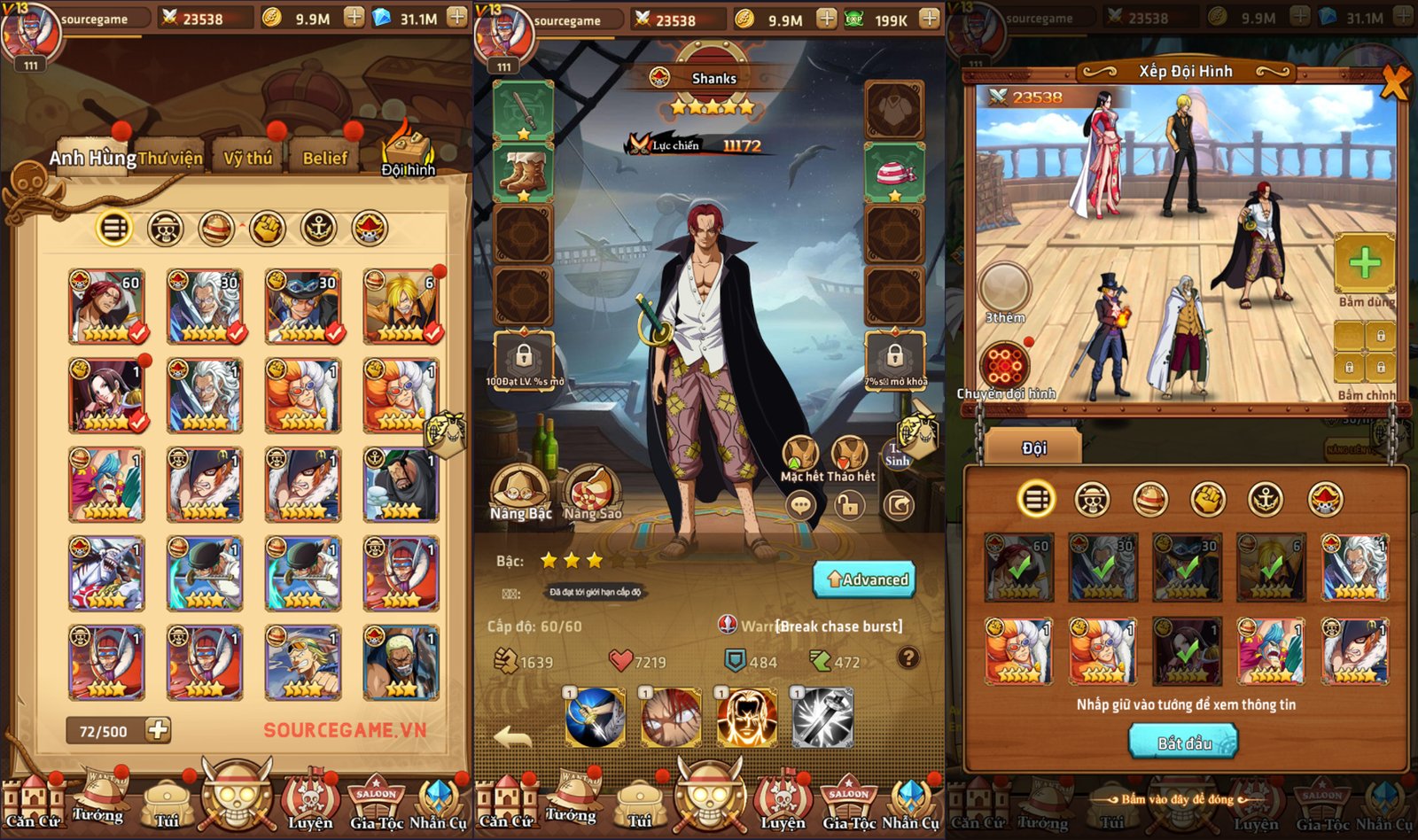[MOBILE] HẢI TẶC AFK - GAME THẺ TƯỚNG ONE PIECE ĐẠI CHIẾN