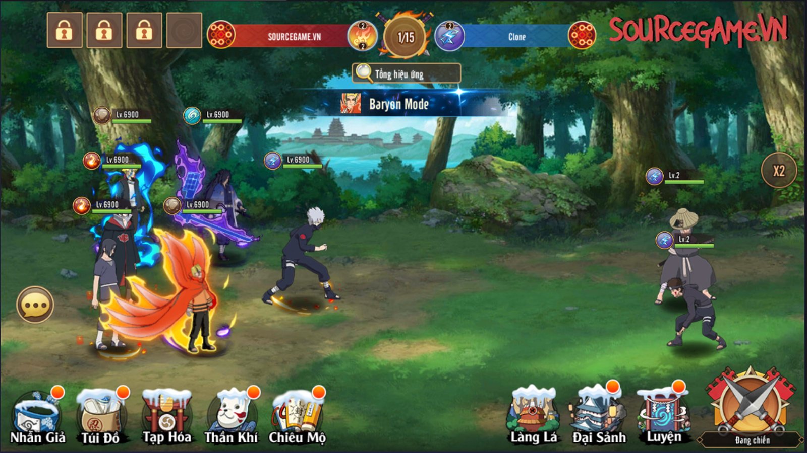 [MOBILE] ĐẤU TRƯỜNG NHẪN GIẢ - 51 SP - 6 SLOT RA TRẬN