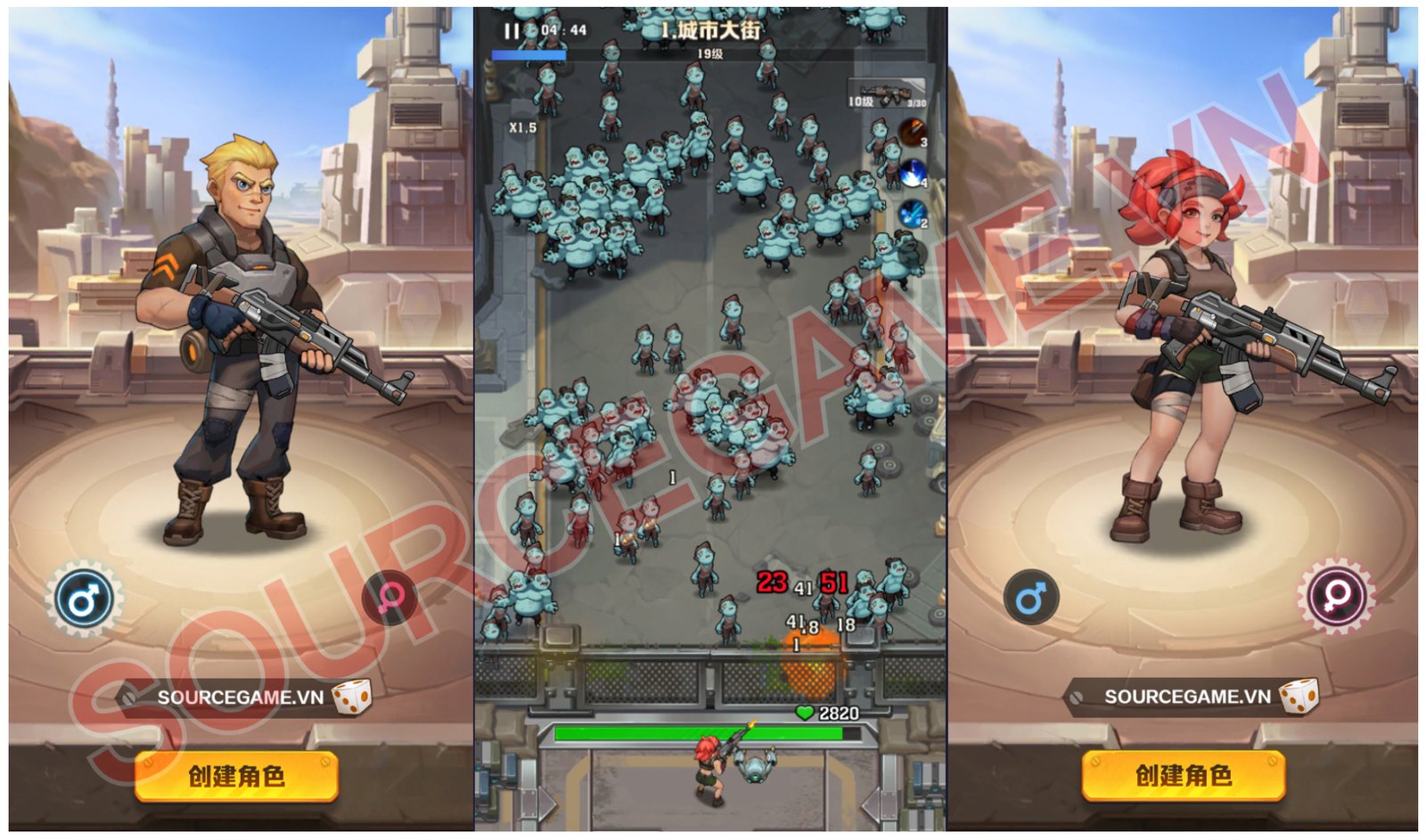 [MOBILE] ZOMBIES BOOM - GAME THỦ THÀNH TẬN THẾ